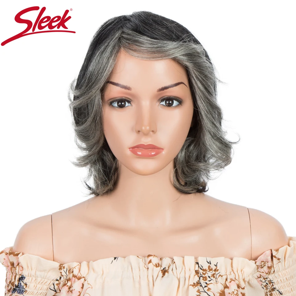 Sleek Human Hair Wigs Short Wig For Women Pixie Cut Wig 100% Remy Brazilian Ha - £29.34 GBP