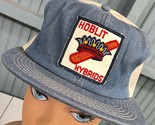 VTG Hoblit Hybrids Farming Denim Mesh Trucker K-Brand Snapback Baseball ... - £27.86 GBP