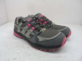 Nautilus Women&#39;s N1771 Steel Toe ESD Athletic Work Shoes Grey/Pink Size 10W - $56.99