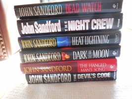 Lot of 6 Mystery Thrillers by John Sandford HCDJ 1st/1sts.  2 Kidds, 2 Flowers,. - £11.71 GBP