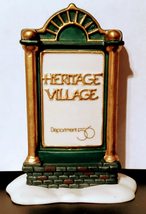 Retired Original Department 56 Heritage Village Porcelain Display Sign A... - £15.05 GBP