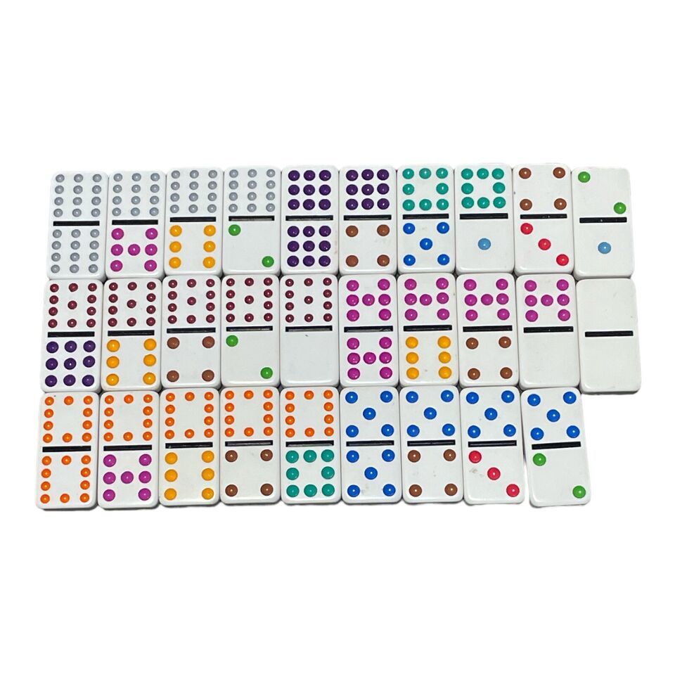 29 Game Parts Pieces Dominoes Replacement Tiles Cardinal Lot Only - $3.39