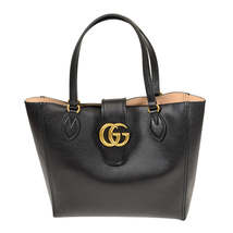 Gucci Double G Small Tote Bag Black Leather - £3,223.80 GBP