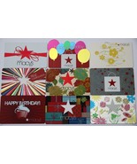 9 Macy`s Department Store Happy Birthday Empty Gift Card Collectible Lot... - £6.28 GBP