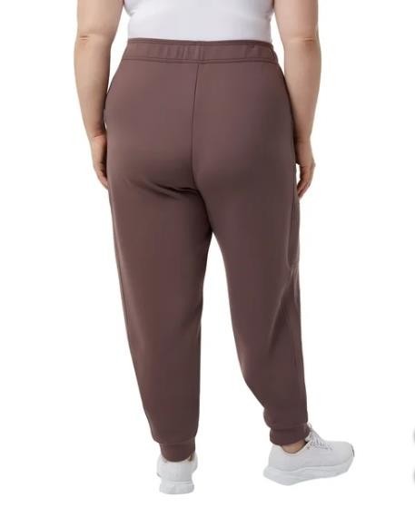 32 Degrees Womens Jogger Brown Pants Active Pockets Stretch Comfortable Soft Item image 8