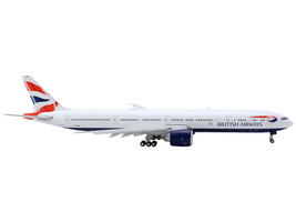 Boeing 777-300ER Commercial Aircraft w Flaps Down British Airways G-STBH White - £59.28 GBP