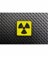 Radiation Symbol PVC Rubber Morale Patch Toxic Radioactive Fallout Vault - $11.18 CAD