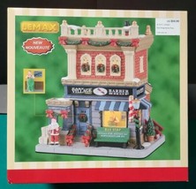 Lemax &quot;East Village Barber Shop&quot; SKU #15771 Lighted Building Brand New 2021 - £79.13 GBP