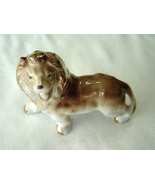  Vintage Roaring Lion Figurine Ceramic Hand Painted Japan Gold Accents - £19.97 GBP