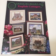 English Cottages Cross Stitch Pattern Book Cross My Heart  - $9.88