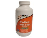 EXP 1/2028 - Now Foods - Psyllium Husk Caps - 500mg - 500 Veg Capsules  - £19.77 GBP