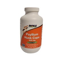 EXP 1/2028 - Now Foods - Psyllium Husk Caps - 500mg - 500 Veg Capsules  - £19.46 GBP