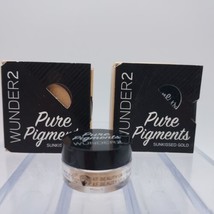 Lot Of 2-Wunder2 Pure Pigments Sunkissed Gold Eyeshadow Nib - £8.64 GBP