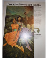 Vintage Dan River Fabric Print Magazine Advertisement 1971  - €8,70 EUR
