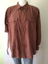 NORDIC TRACK Long Sleeve Vented Back Button Up Plaid Shirt (Size XL) - $14.95