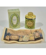 Antique Full Colgate&#39;s Cashmere Bouquet Tin Litho Talcum Powder Can Drug... - $108.96 CAD
