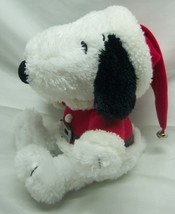Hallmark Peanuts Gang Soft Christmas Santa Snoopy 8&quot; Plush Stuffed Animal Toy - £15.48 GBP