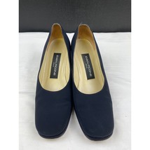 Evan Picone Women&#39;s Blue Fabric Shoes/Heels 2.5&quot; Spain Size 8 SKU 3741 - $28.05