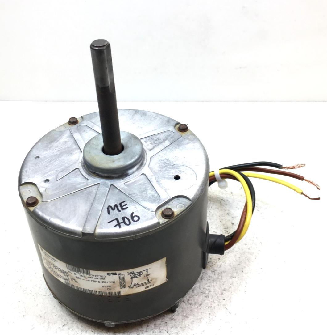 GE 5KCP39CFBA30S Condenser FAN MOTOR HC34GE238A 1/10HP 230V 800 RPM used... - $135.00
