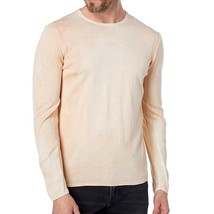 John Varvatos Collection Men's Long Sleeve Hays Fog Wash Crewneck Sweater Adobe - £49.43 GBP