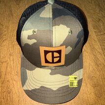 CAT Caterpillar Camouflage Hat Camo w/ Brown Mesh Back NEW Cap SnapBack - $14.84