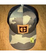 CAT Caterpillar Camouflage Hat Camo w/ Brown Mesh Back NEW Cap SnapBack - $14.84