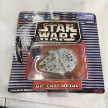 STAR WARS MICRO MACHINES MILLENNIUM FALCON DIE CAST METAL 1997 GALOOB NE... - $19.99