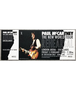 Paul McCartney New World Tour Rehearsal Concert Ticket London 1993  - $475.17 MXN