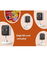 Security Cameras x 4 pc Wireless  64gb SD Indoor/Outdoor 1080P Audio Color Night - $63.04