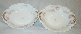 Antique (2) Theodore Haviland Limoges France Porcelain  Serving Dish  Fl... - £51.10 GBP