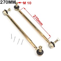 1pair 200MM-270MM M10 Steering Shaft Tie Rod with Tie Rod Ball Joint  for 4 whee - £73.44 GBP