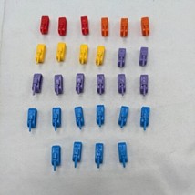 Lot Of (28) Colorful Plastic Military Tank Vehicles. 3/4&quot; - $22.27