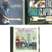 Eric Clapton 3 CD Bundle Cream Stages John Mayall Blues Breakers - £22.79 GBP