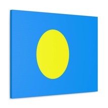 Palau Country Flag Canvas Vibrant Wall Art Unframed Home Decor - £56.83 GBP+