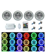 5-3/4 RGB SMD Color Change White Red Blue Green LED Halo Angel Eye Headl... - $5,603.68 MXN