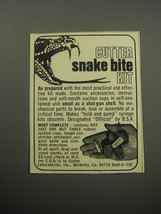 1969 Cutter Snake Bite Kit Ad - Cutter Snake Bite Kit - £14.86 GBP