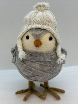 Target Bird 2013 Pompom Hat Featherly Friend Winter Gray Body Christmas - $37.18