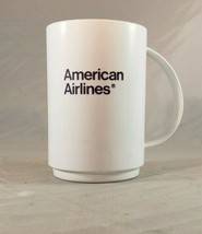 Vintage American Airlines White Plastic Mug Made in USA - £7.77 GBP