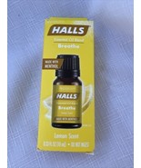 Halls Essential  Oil Blend Breathe Menthol Lemon Scent .33fl oz￼COMBINESHIP - $88.98 MXN