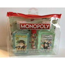Hasboro Kids 3 pc MONOPOLY Hand Hygiene, Hand Soap, Lip Balm Travel Kit - $11.99