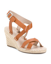 New Charles David Brown Wedge Sandals Size 8 M - £30.03 GBP