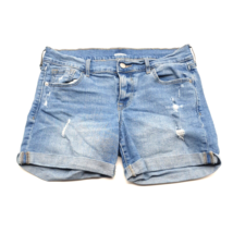 Old Navy Womens Size 6 Denim Jean Shorts 32&quot; Waist Casual Beach Relaxed ... - £12.49 GBP
