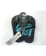 Reef Tobago Big Boys Youth Shoes Blue Black 4M Thong Comfort Flip Flops ... - $37.74 CAD