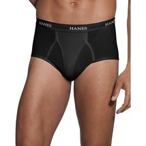 Hanes Men&#39;s No Ride Up Briefs Comfort Waistband Assorted 7-Pack_Blue Ass... - $29.04