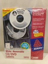 Avery Laser CD Labels Matte White 50/Pack 5931 Laser - £15.97 GBP