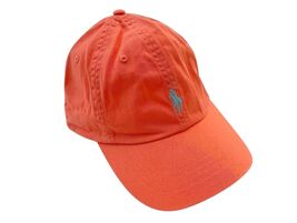 Polo Ralph Lauren Mens Orange Grey Pony Logo Cotton Chino Dad Hat Ball Cap - €30,22 EUR