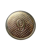 WWII, 9th REGIMENT, NEW YORK NATIONAL GUARD, PLASTIC COLLAR DISK, ENLIST... - $278.46 MXN