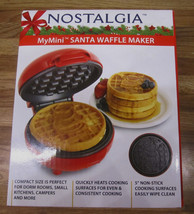 Nostalgia Mini Santa Claus Waffle Maker  5 Inch/New Sealed Box - £8.66 GBP