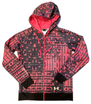 under armour hoodie womens small full zip jacket fleece sweatshirt semi ... - $22.65