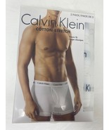 Calvin Klein Men's Cotton Stretch Multipack Trunks White Size Medium - $38.79